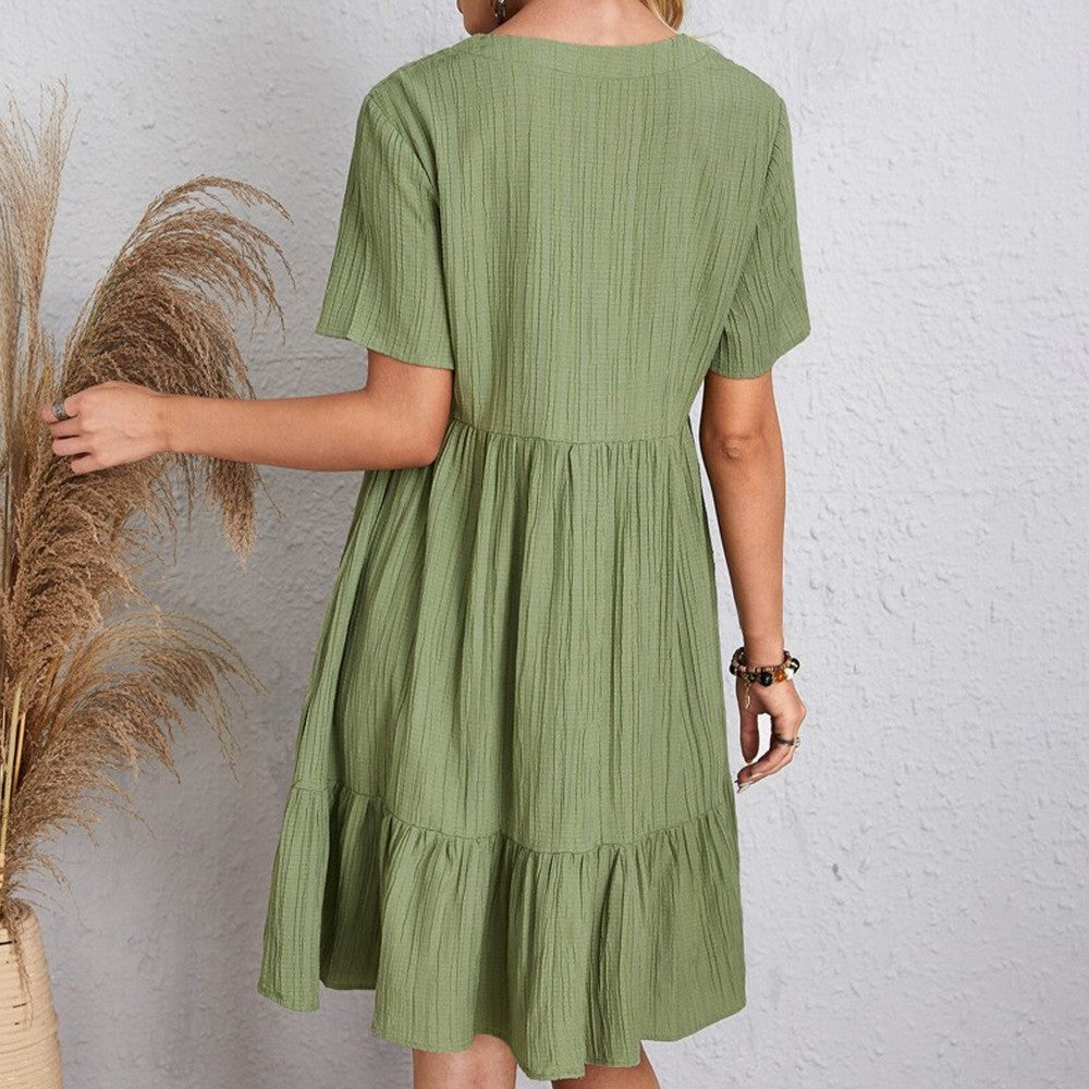 Soleil Ruffle Tiered Dress