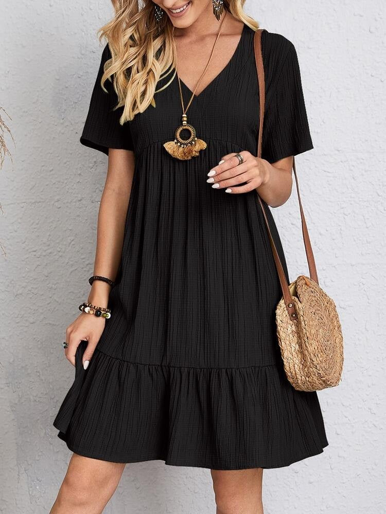 Soleil Ruffle Tiered Dress