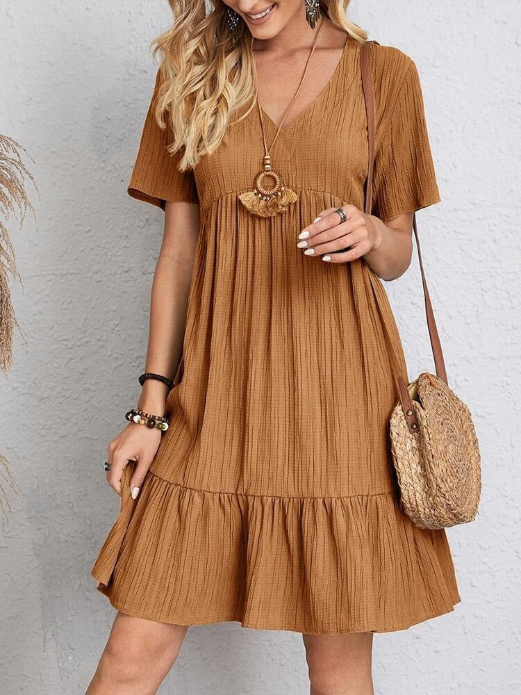 Soleil Ruffle Tiered Dress