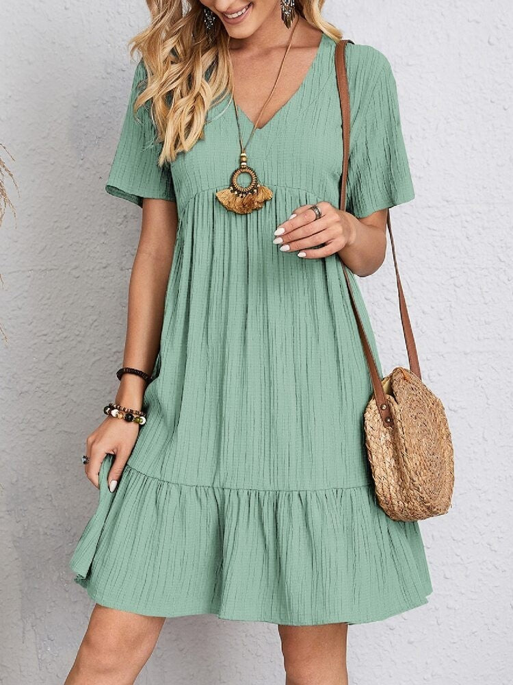 Soleil Ruffle Tiered Dress