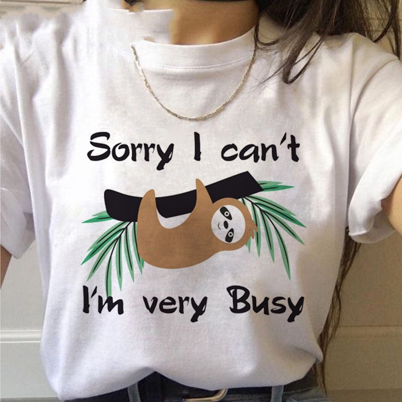 Sylvie Sloth Print Tee