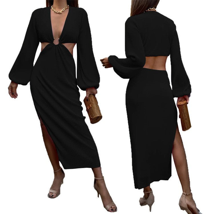 Astra Pressed Pleat Column Dress