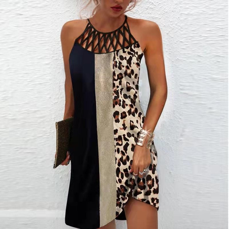 Azura Print Halter Midi