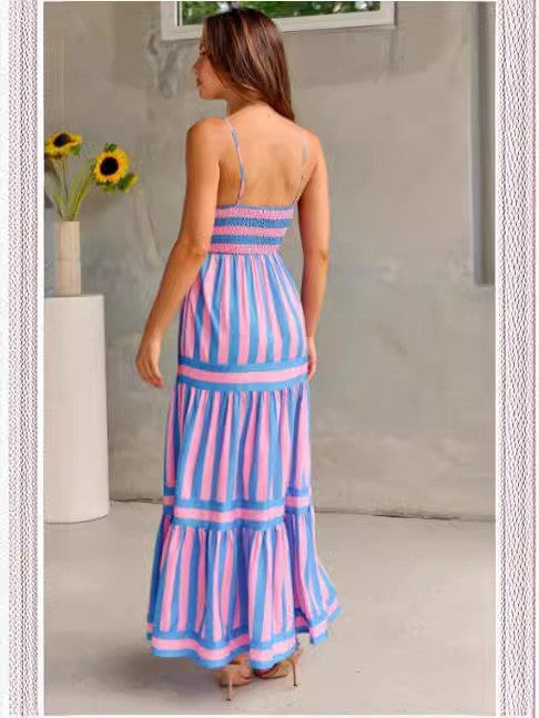 Caye Striped Maxi with Pockets