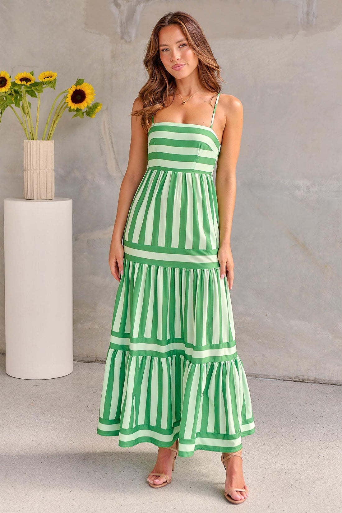 Caye Striped Maxi with Pockets