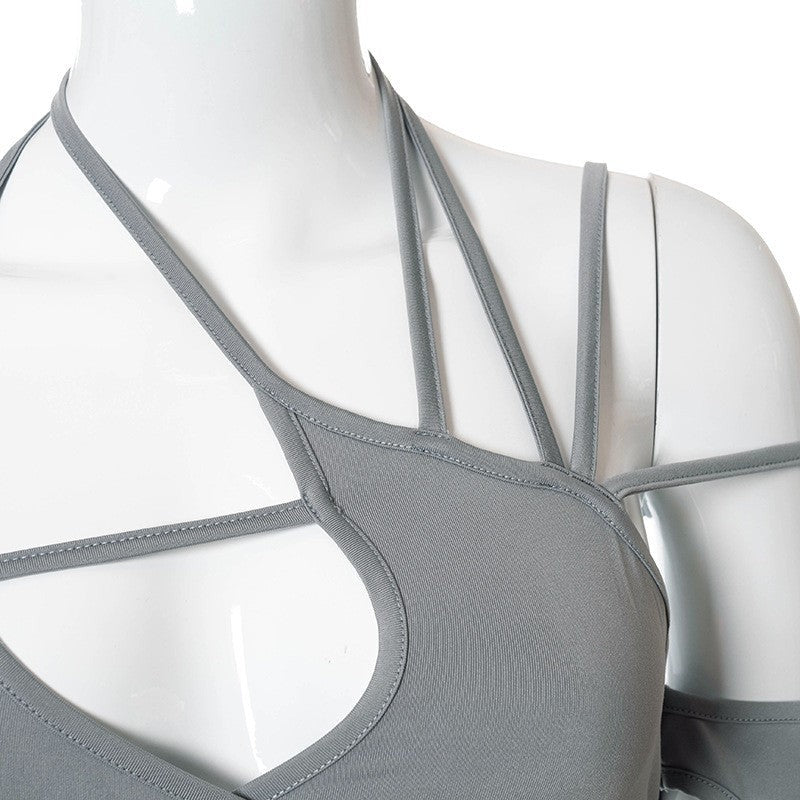 Elara Halter Sleeve Top
