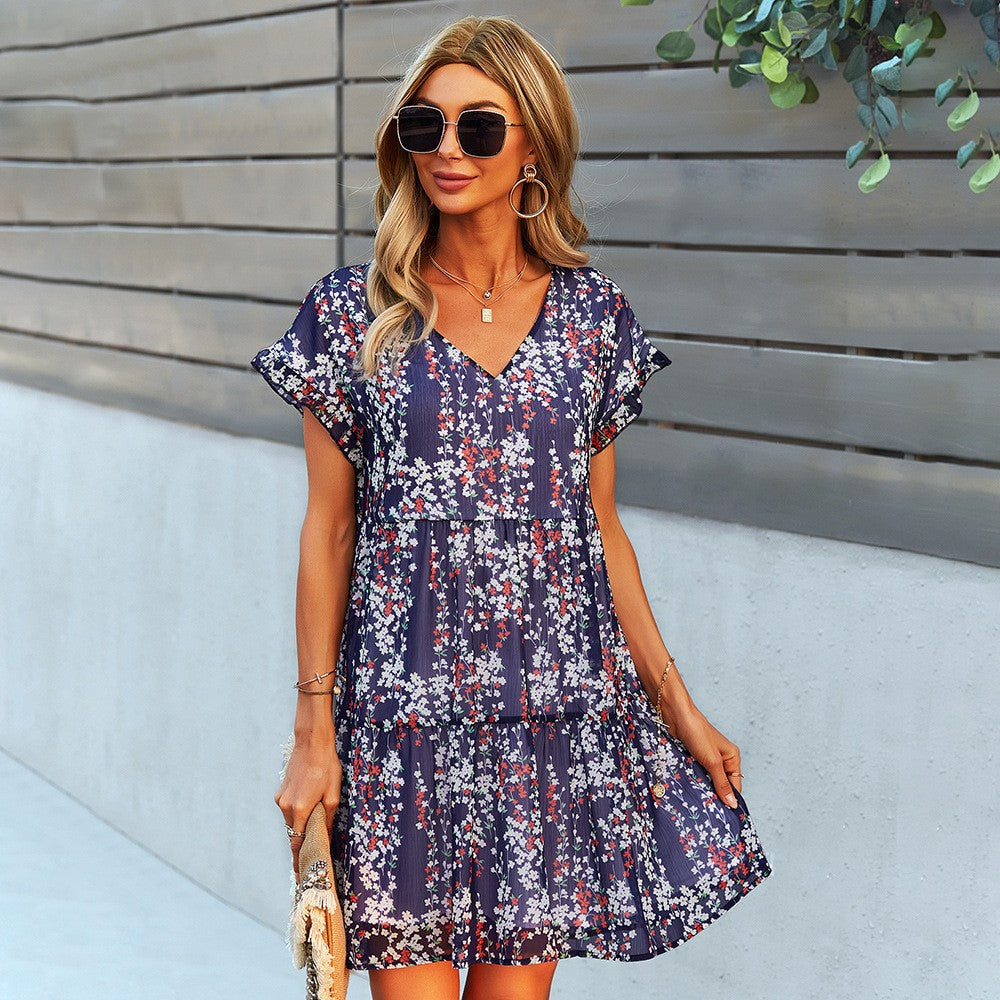 Marina Floral Chiffon Sundress