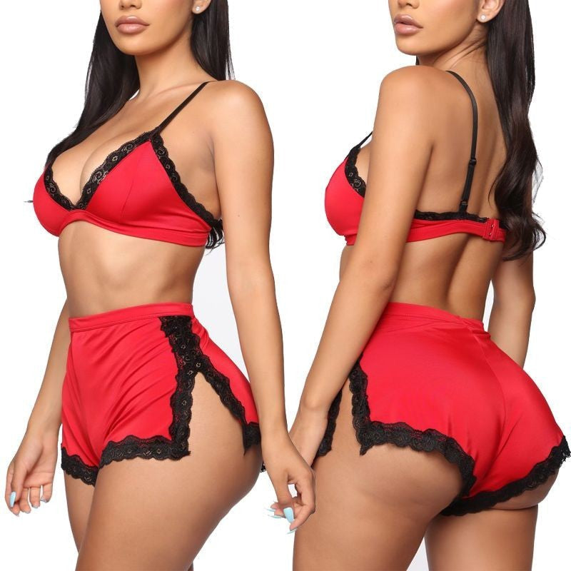 Nocturne Plush Lace Bra Set