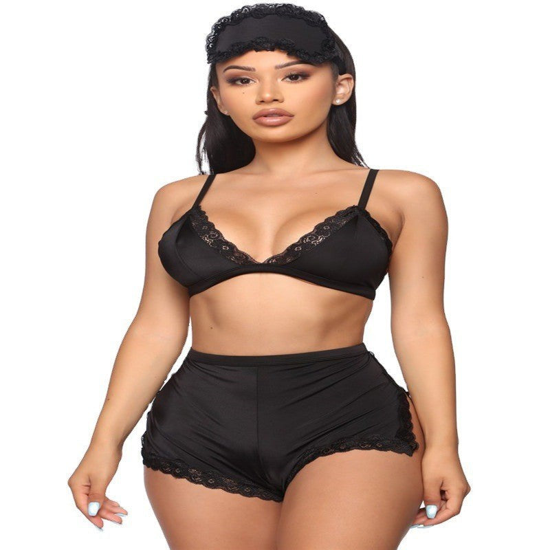 Nocturne Plush Lace Bra Set