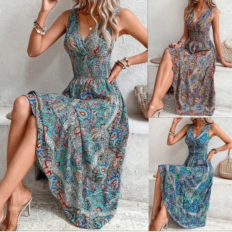 Paloma Smocked Maxi Dress
