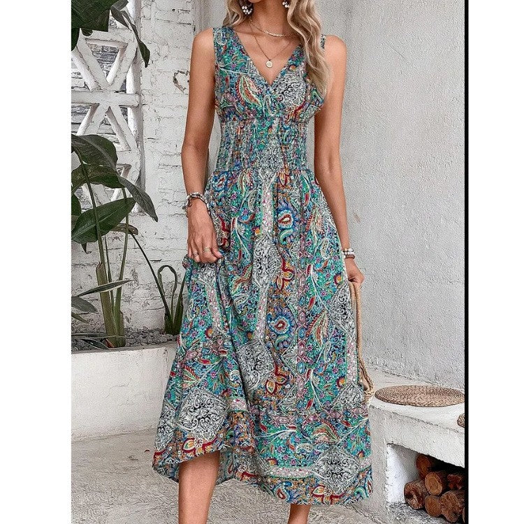 Paloma Smocked Maxi Dress