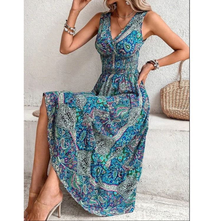 Paloma Smocked Maxi Dress