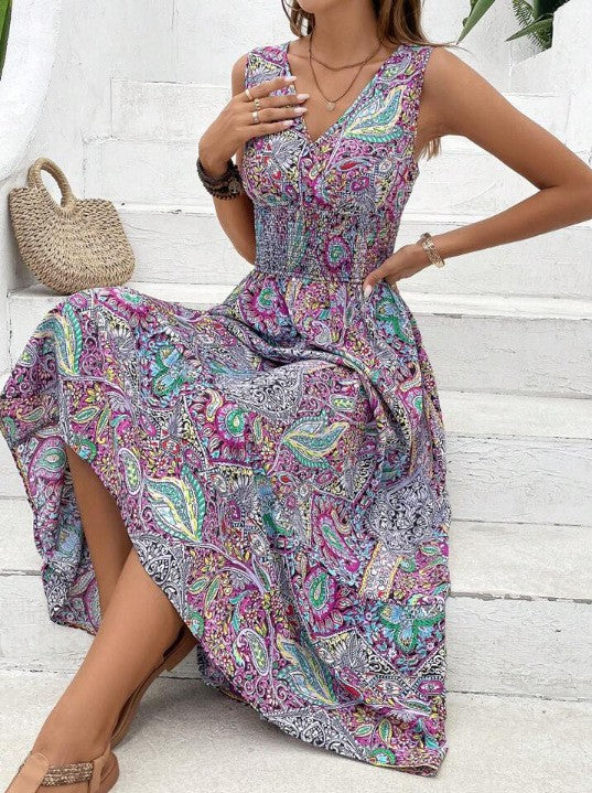 Paloma Smocked Maxi Dress